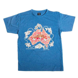 Adults T-Shirt Balance of Nature Blue Marle