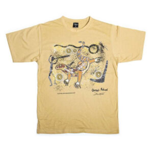 Adults T-Shirt David Hudson Lizard Tan