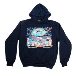 Adult Hoodie Jamie Eastwood Kangaroo Dreaming Navy