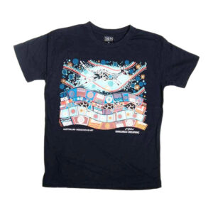 Kids T-Shirt Jamie Eastwood Kangaroo Dreaming Navy