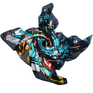 Scarf Jamie Eastwood Kangaroo Dreaming 90cm x 90cm