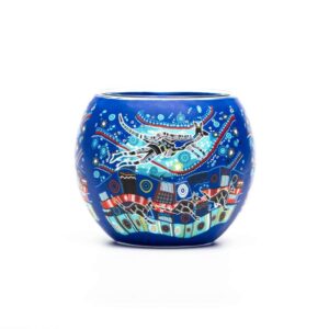 Tealight Holder 11cm Jamie Eastwood Kangaroo Dreaming