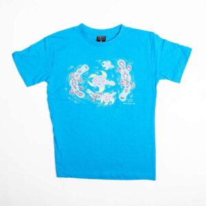 Kids T-Shirt Lewis Burns Egg Layer Cyan