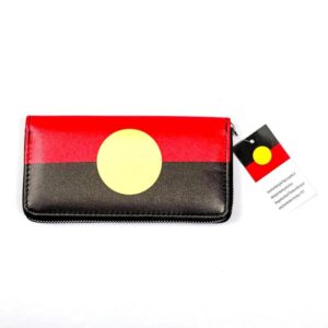 Wallet Zipper Aboriginal Flag